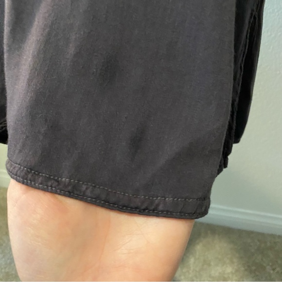 Johnny Was Gray V-Neck Embroidered Long Sleeve Blouse - Picture 8 of 13